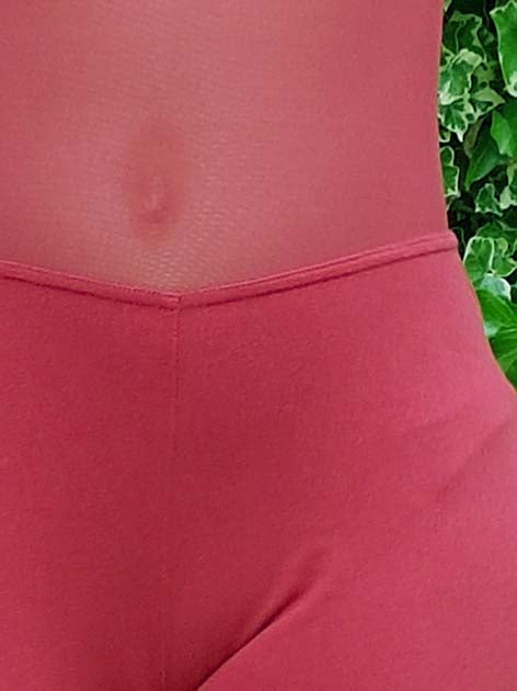 Bauchtanz-Catsuit in Burgunderrot mit verstärktem Bauchnetz. Größe XS, 2XL und 3XL