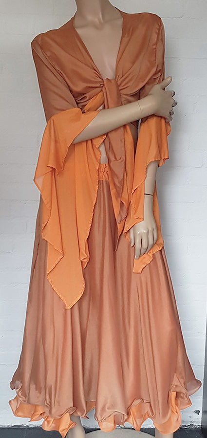 Rock in 2 Lagen, braune Lage oben