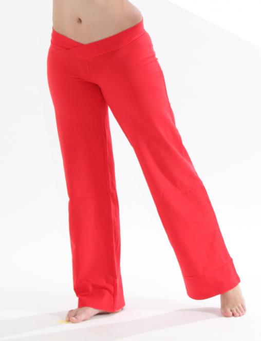 Bequeme Bauchtanzhose in Rot