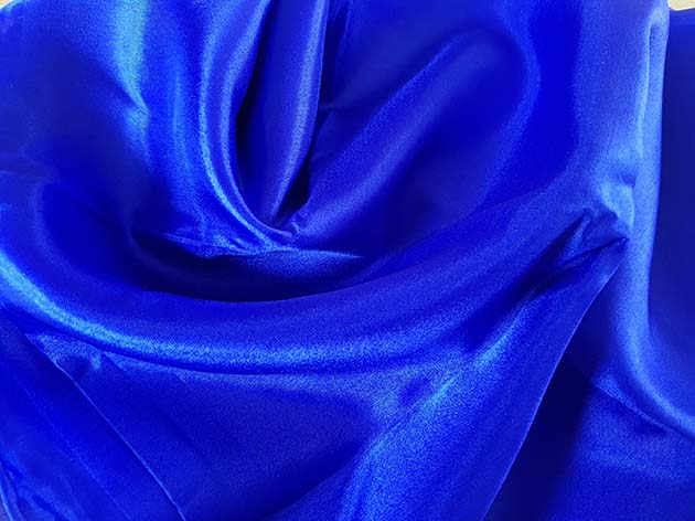 zijden sluier korenblauw