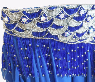 Bauchtanzkostüm Kornblumenblau