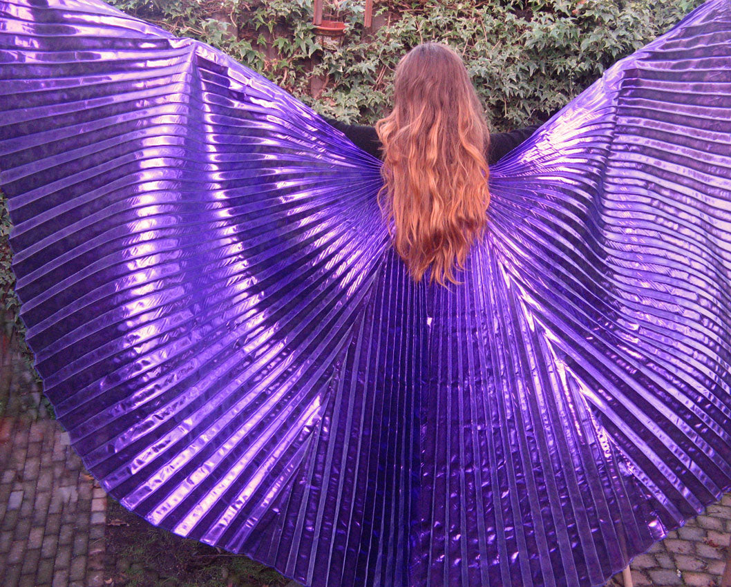 Isis Wings Organza Lamé in Lila