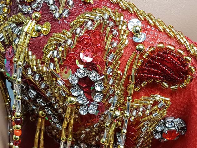 Bauchtanzkleid mit Neckholder-BH