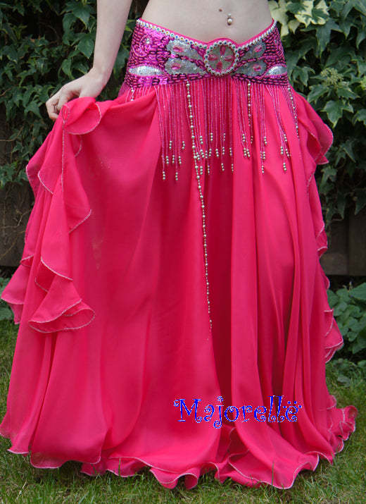 Bauchtanz-Kostümgürtel 'Souad' in Fuchsia