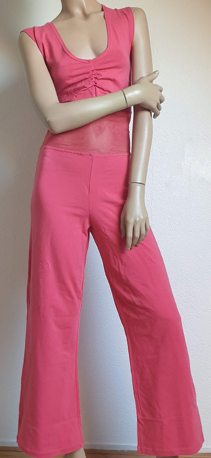Ärmelloser Catsuit, Farbe: Himbeere. Letzte Größen; 2XL und 3XL