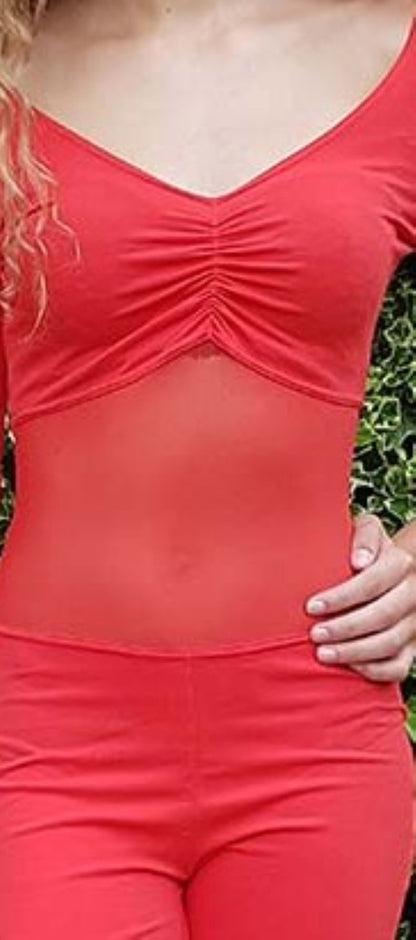 Sale! Catsuit rot, schöne Qualität! In 2XL/3XL Verfügbar