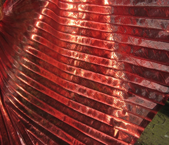 Isis Wings Organza Lamé in Rot