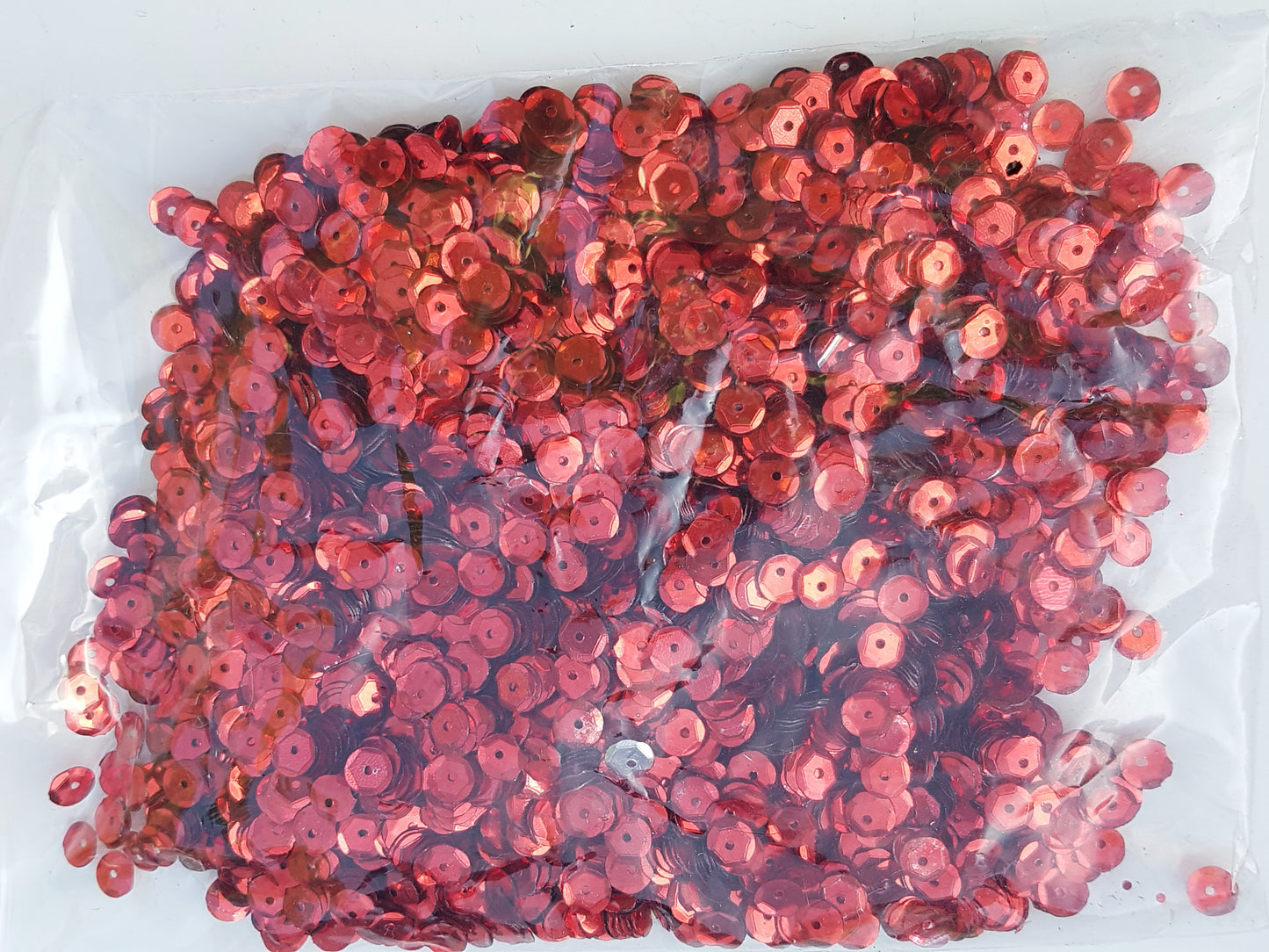 Pailletten Rot Beutel 50 Gramm