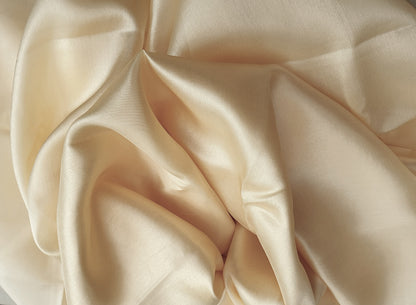 Seidenschleier in Beige 100% Seide
