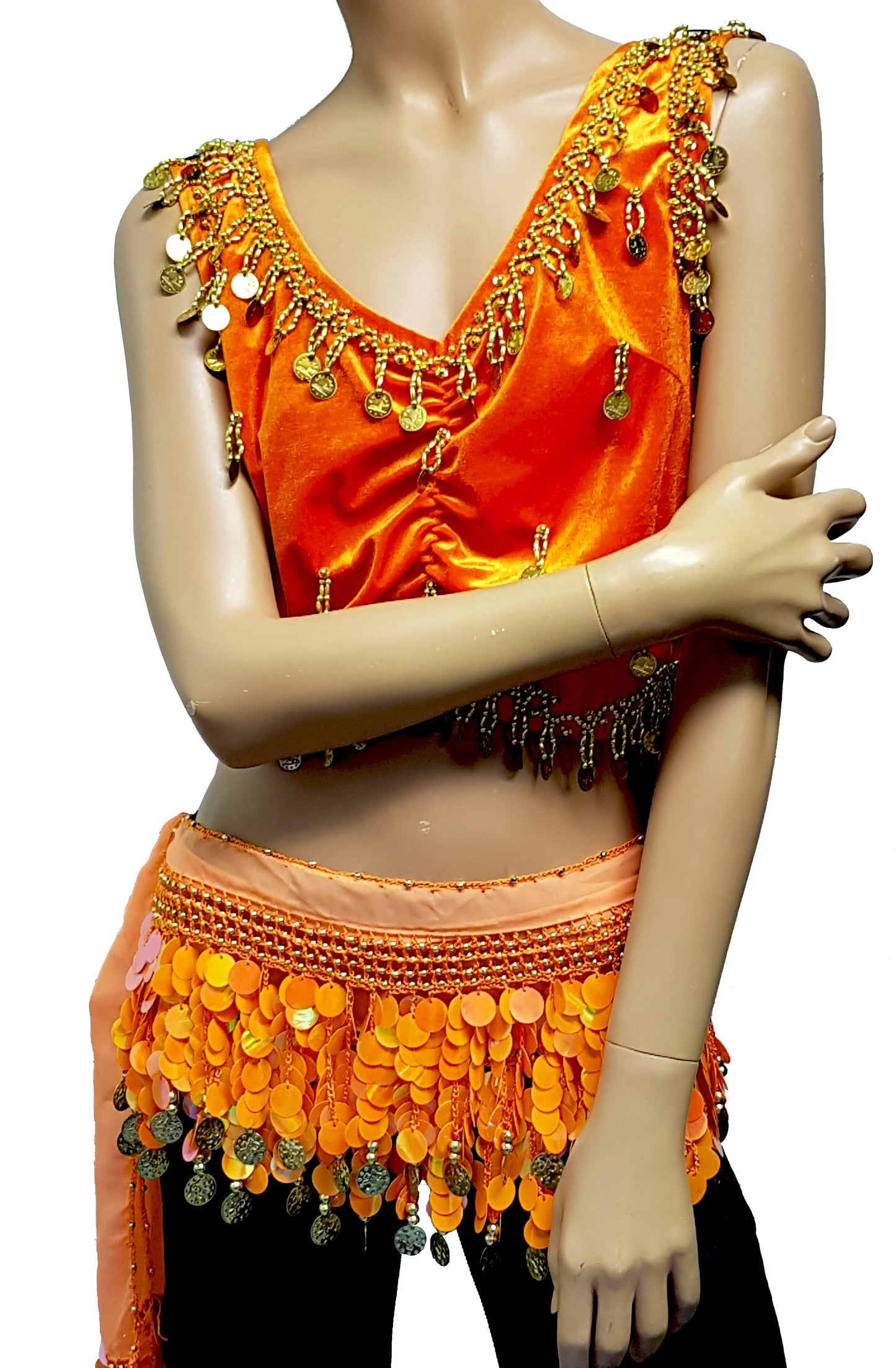 Samttop in Orange