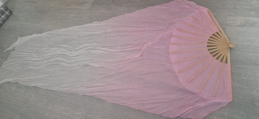 Seidener Schleierfächer für die rechte Hand, einzeln