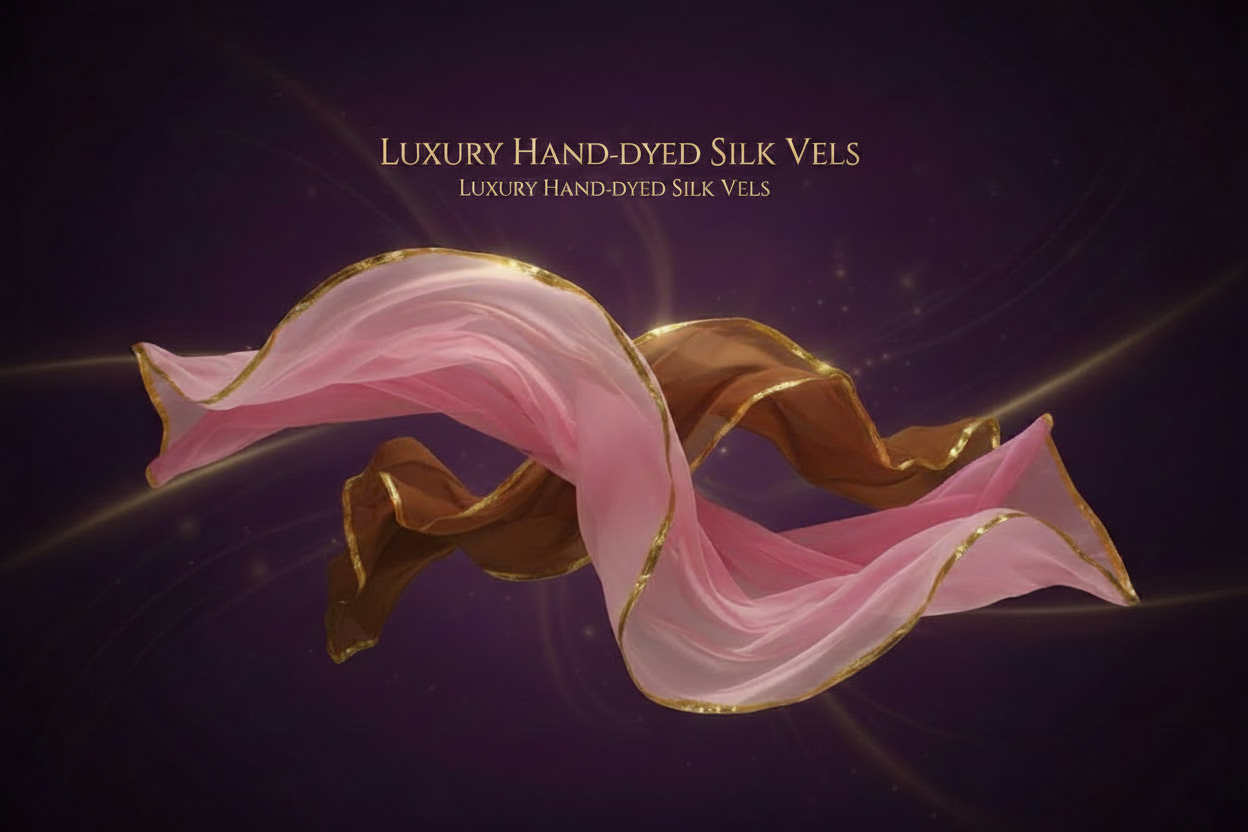 Luxury Hand-Dyed Silk Veils Banner