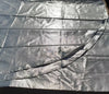 Halbrundstoff oder Dekostoff silber